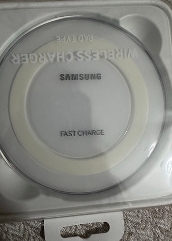 Samsung fast charge Kablosuz Şarj Cihazı Beyaz - Görsel 3