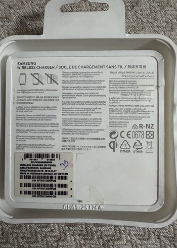 Samsung fast charge Kablosuz Şarj Cihazı Beyaz - Görsel 2