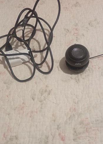 Siyah mini müzik hoparlör