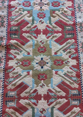 EL DOKUMA YOLLUK TAMAMI YÜN HALI - Görsel 4