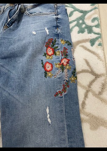 ZARA DENİM KOT PANTOLON - Görsel 2