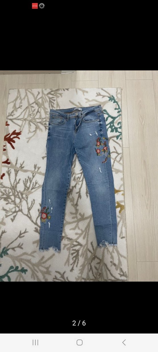 ZARA DENİM KOT PANTOLON - Görsel 4