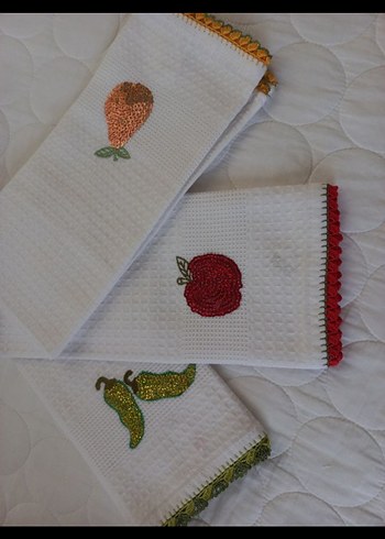 KURULAMA BEZLERİ 3 ADET OYALI - Görsel 4