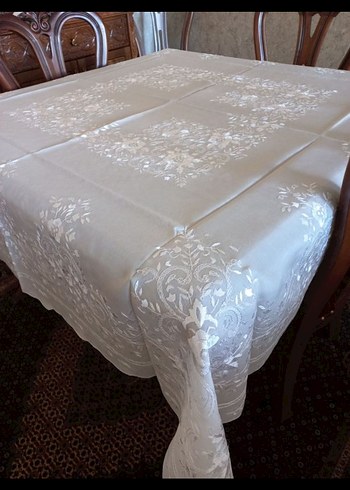 RAHİBE İŞİ MASA ÖRTÜSÜ VE 12 ADET PEÇETE - Görsel 3