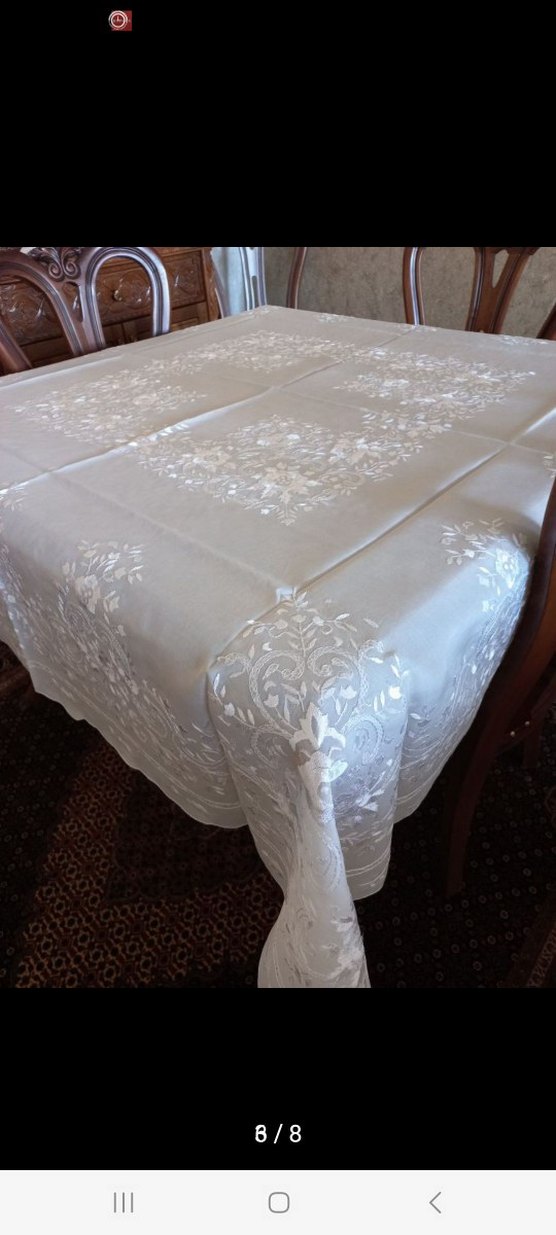 RAHİBE İŞİ MASA ÖRTÜSÜ VE 12 ADET PEÇETE - Görsel 3