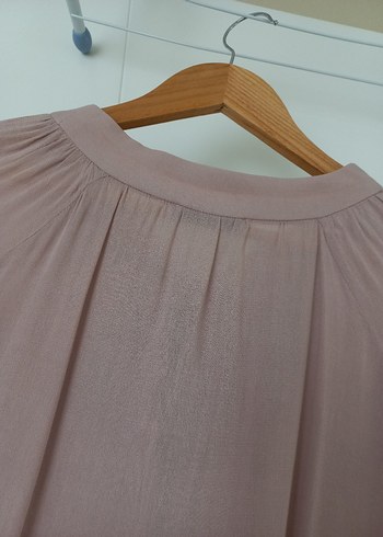 Bej Kadın  Uzun Kollu Bluz - Görsel 4