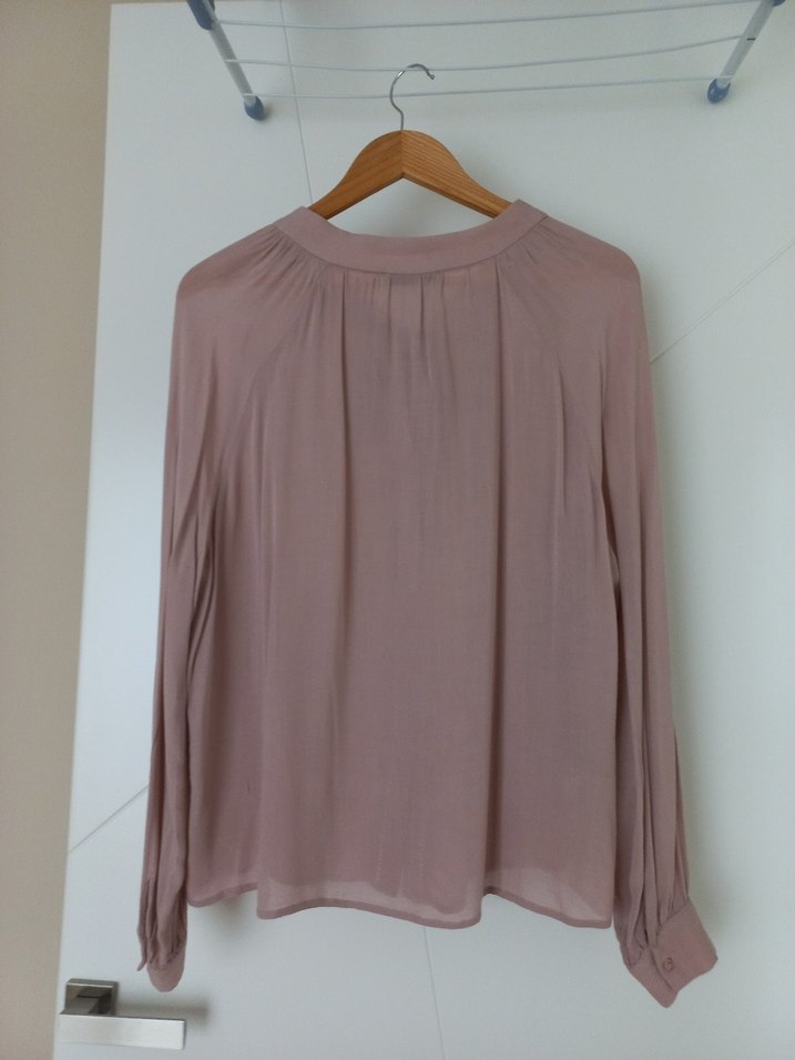 Bej Kadın  Uzun Kollu Bluz - Görsel 2