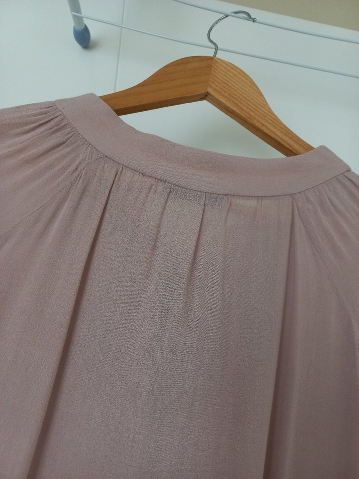 Bej Kadın  Uzun Kollu Bluz - Görsel 4