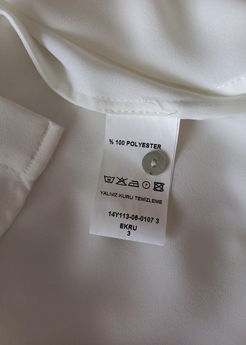 Atalar Beyaz Düğmeli Bohem Gömlek - Görsel 8