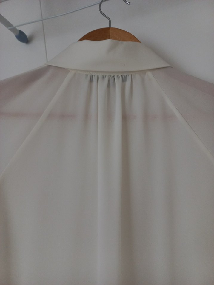 Atalar Beyaz Düğmeli Bohem Gömlek - Görsel 5