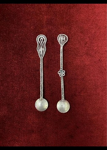 GÜMÜŞ ANTİKA OSMANLI TELKARİ KAŞIK - Görsel 3