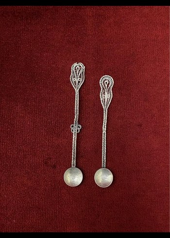 GÜMÜŞ ANTİKA OSMANLI TELKARİ KAŞIK - Görsel 6