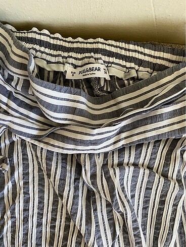 s Beden gri Renk pull and bear plaj pantolonu