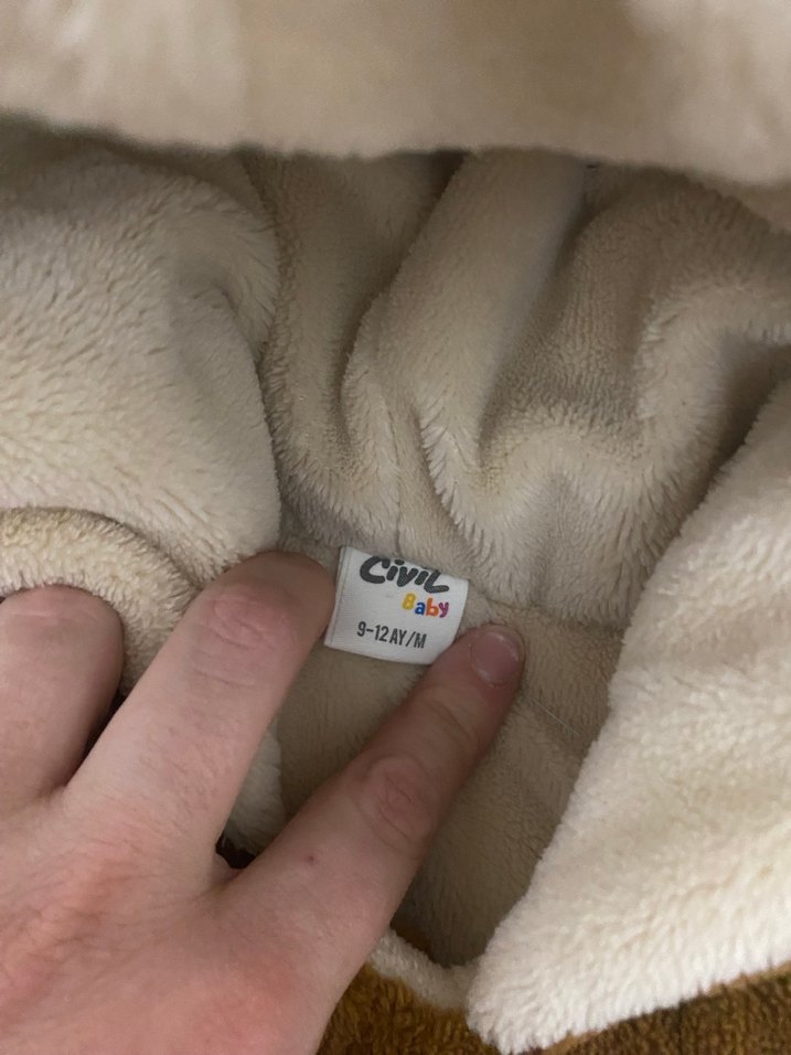 Kahverengi Kapüşonlu Erkek Çocuk Mont - Görsel 3