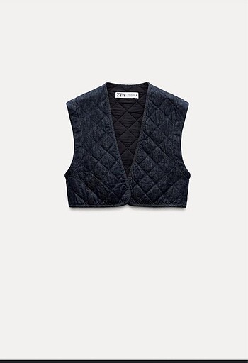 Zara Zara denim görünümlü yelek