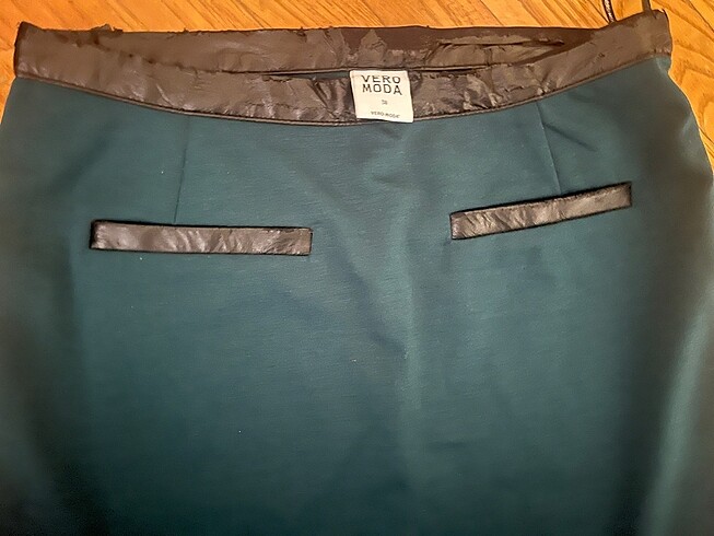 Vero moda petrol yeşili etek