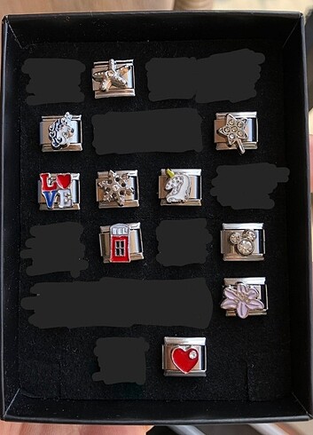 NOMINATION ITALYAN BILEKLIK CHARM 9MM CELIK ADET