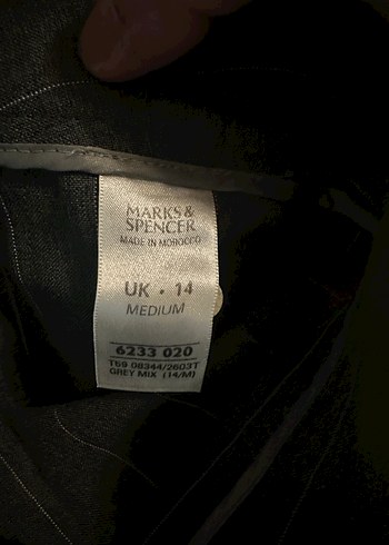 Marks&Spencer Marka, Gri Renkte, Kumaş Pantolon - Görsel 4