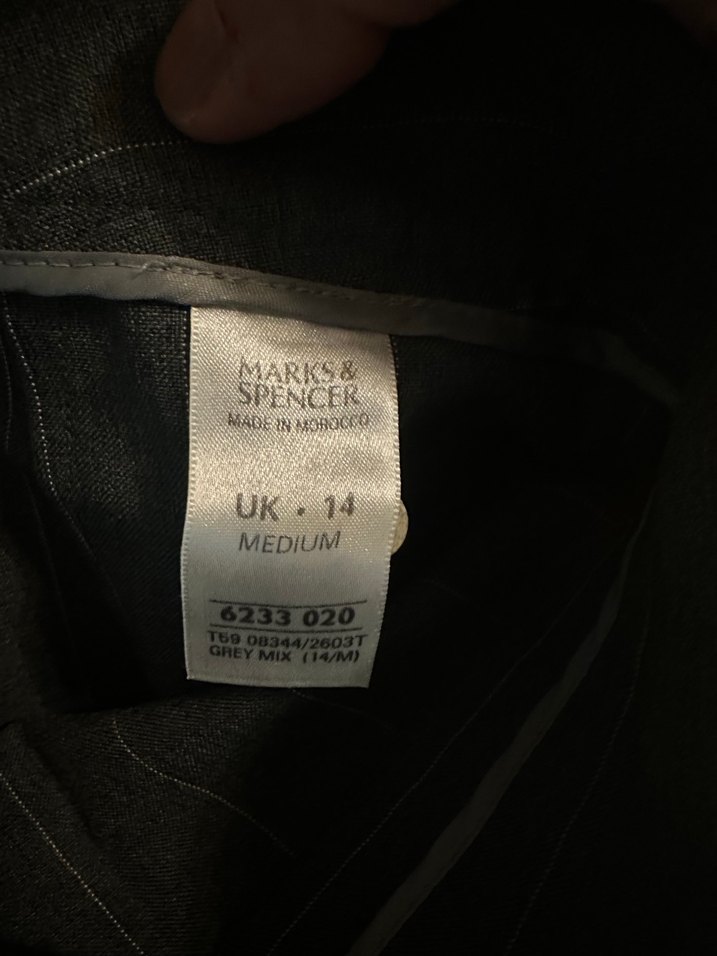 Marks&Spencer Marka, Gri Renkte, Kumaş Pantolon - Görsel 4