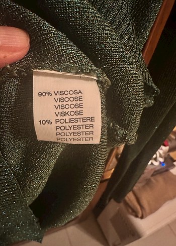 Parlak Yeşil V Yaka Hırka - Görsel 4