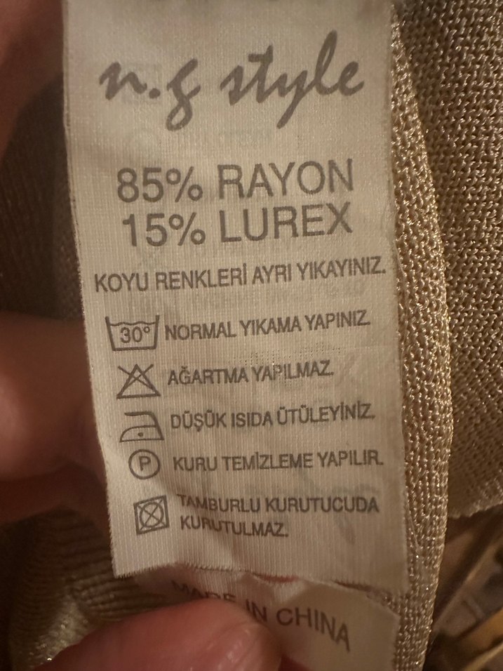 Dore Renkte Triko Kazak - Görsel 3