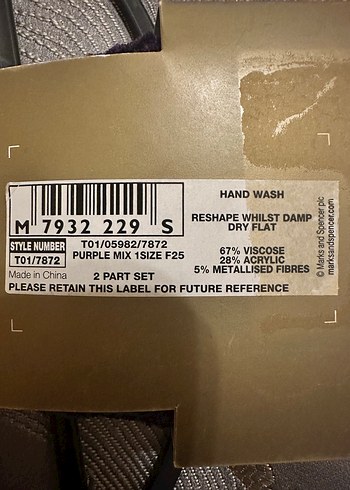 Marks&Spencer Koyu Mor Kadın Eldiveni - Görsel 3