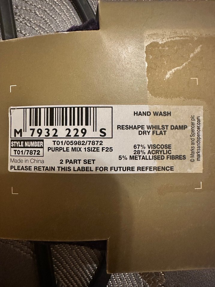 Marks&Spencer Koyu Mor Kadın Eldiveni - Görsel 3