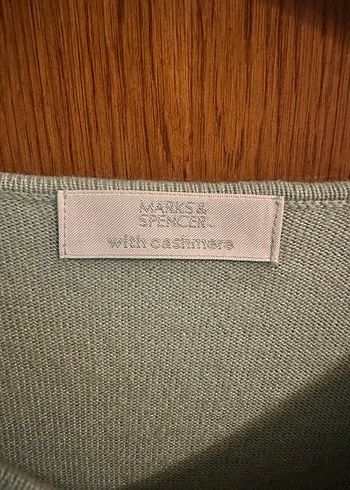 Marks & Spencer Marka, V Yaka Kaşmir Karışımlı Kazak - Görsel 3