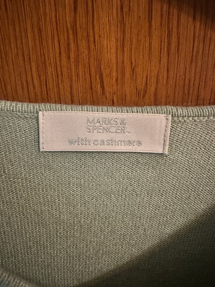 Marks & Spencer Marka, V Yaka Kaşmir Karışımlı Kazak - Görsel 3