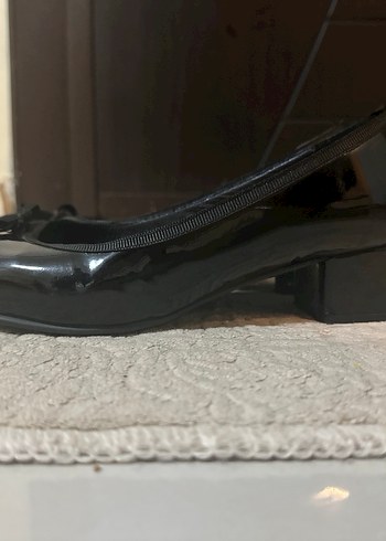 Hotiç Marka, Rugan, Siyah Renkte, Fiyonk Tokalı Ayakkabı - Görsel 3