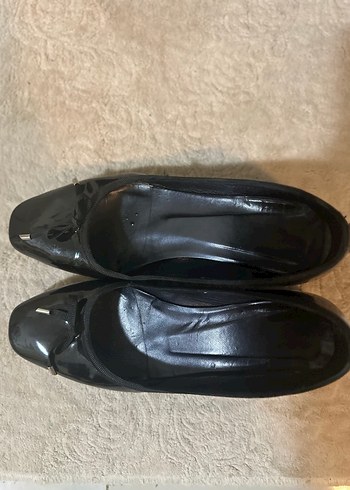 Hotiç Marka, Rugan, Siyah Renkte, Fiyonk Tokalı Ayakkabı - Görsel 2