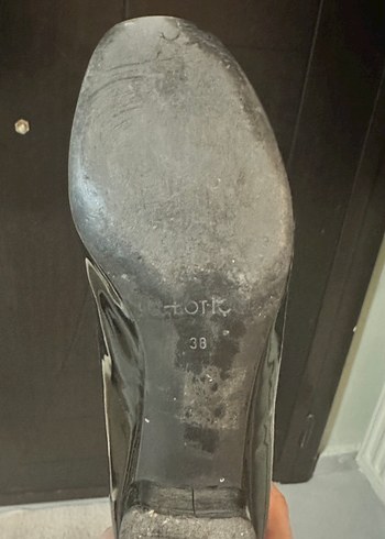 Hotiç Marka, Rugan, Siyah Renkte, Fiyonk Tokalı Ayakkabı - Görsel 5