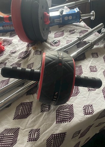 Siyah Baskılı Egzersiz Tekerlek - Görsel 3