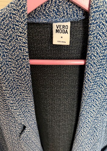 Düğmeli Gri Hamile Midi Ceket - Görsel 3