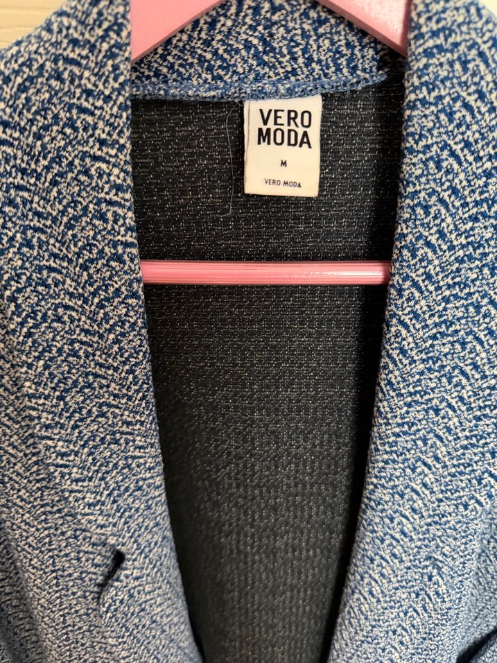 Düğmeli Gri Hamile Midi Ceket - Görsel 3