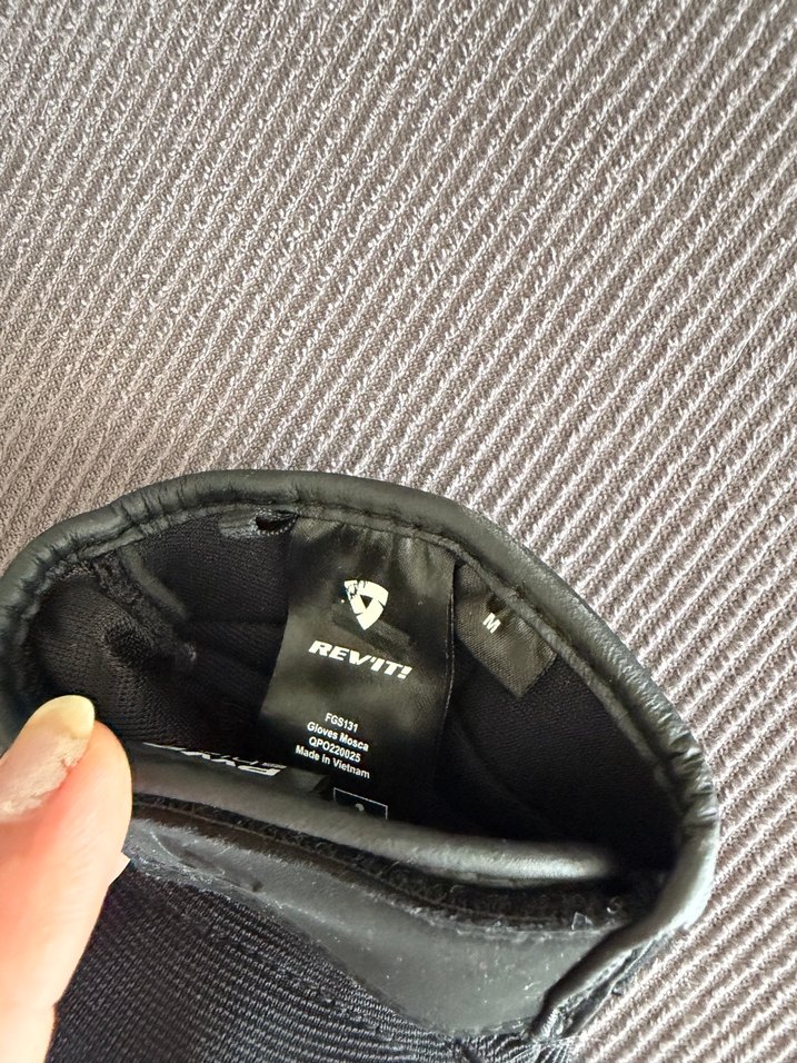 Siyah Desenli  motorcu Biker Eldivenleri - Görsel 3