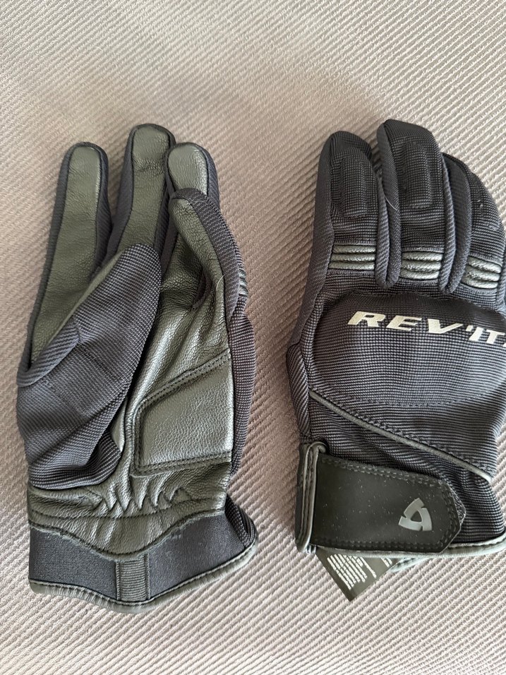 Siyah Desenli  motorcu Biker Eldivenleri - Görsel 2