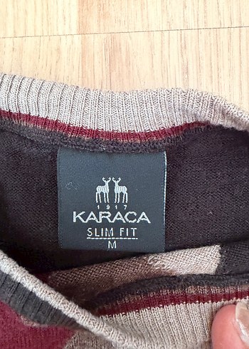 Bordo Desenli Erkek Triko Kazak - Görsel 3