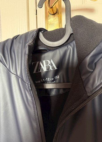 Kız Çocuk  Lacivert  su geçirmez yağmurluk kaban  mont Zara - Görsel 4