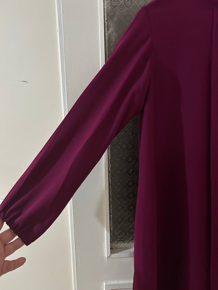 Fulta Uzun Önü Pat Detaylı Tunik Yüksek Yaka - Görsel 2