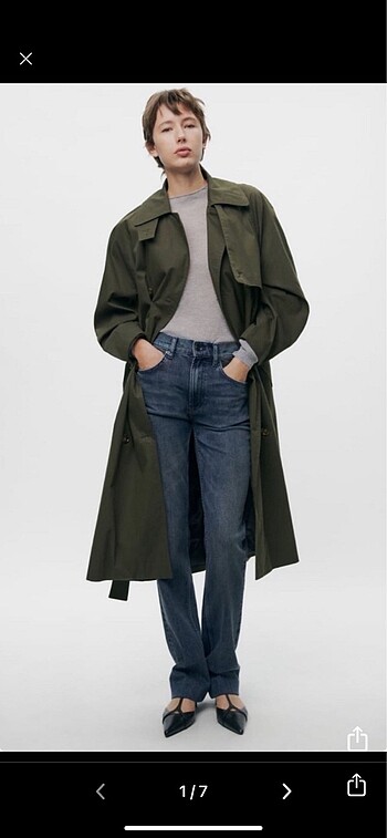 Zara ZARA ZW COLLECTİON SU GEÇİRMEZ TRENÇKOT