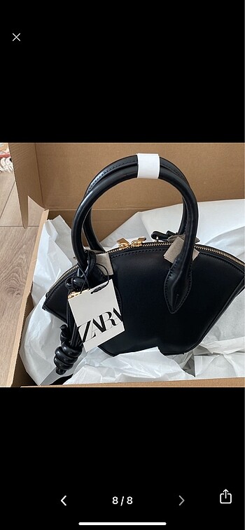 ZARA ÇİFT ASKILI ŞEHİR ÇANTASI