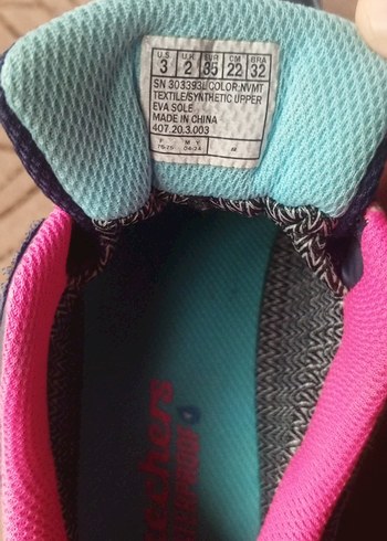 35 Beden Kız Çocuk Renkli Spor Ayakkabı Velcro