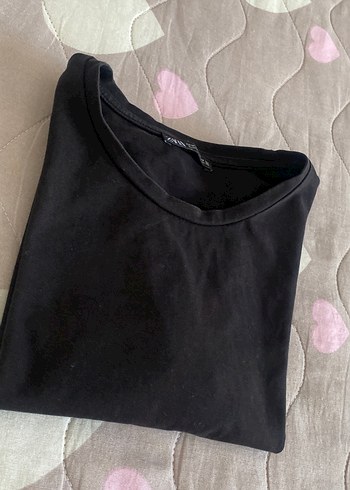 Zara Kadın Siyah T-shirt - Görsel 2