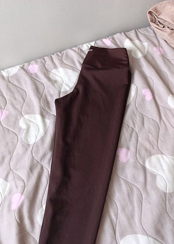 Oysho Kahverengi Esnek Kadın Tayt - Görsel 4