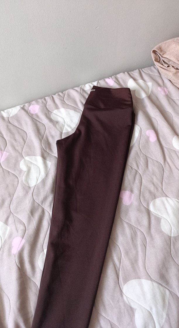 Oysho Kahverengi Esnek Kadın Tayt - Görsel 4