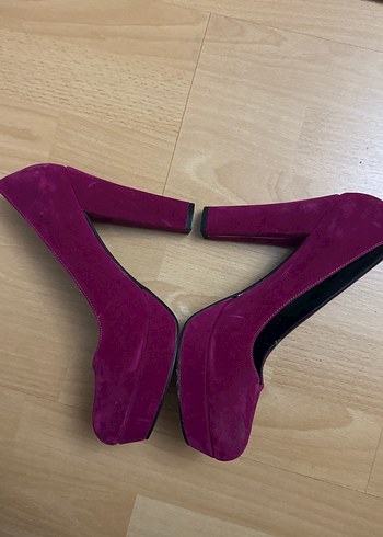 Fulya Süet Platform Topuklu 39 - Görsel 3