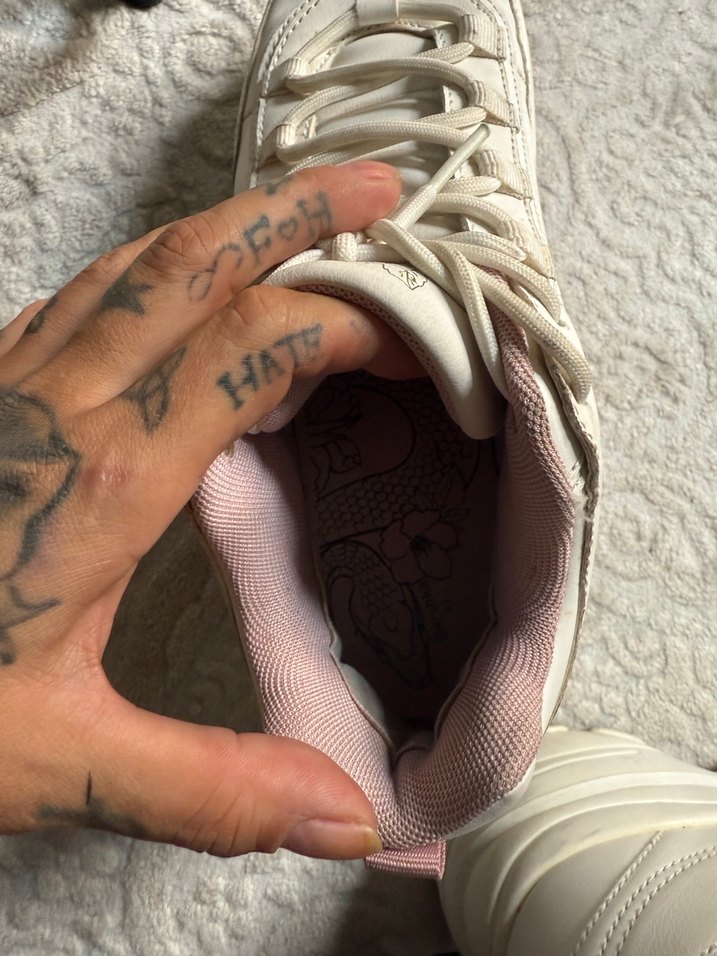 Bershka Beyaz Platform Desenli Spor Ayakkabı 41 - Görsel 3