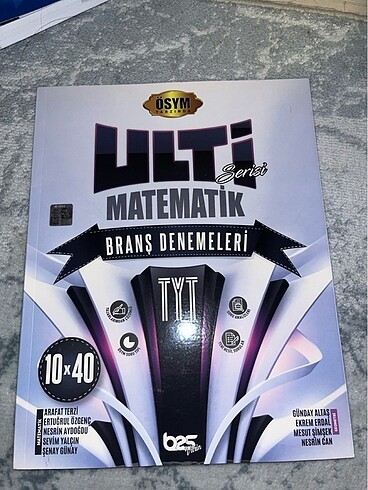 ULTİ SERİSİ TYT MATEMATİK BRANŞ DENEMESİ