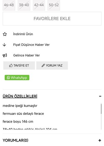 m Beden mor Renk gül kurusu taş detaylı ferace